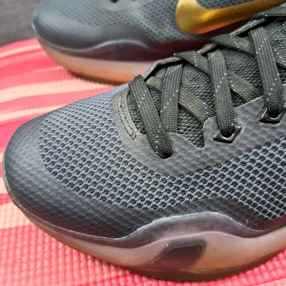 %Nike Kobe 10 Low Nike iD (777411 992) Shoes Size 13 Black Gold Number 45 ( A4 ) main image 12
